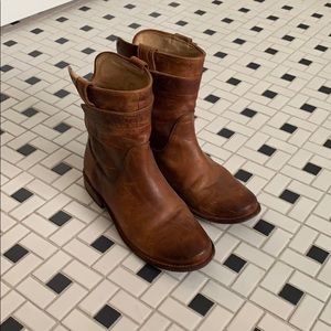 Frye short Paige tan boots